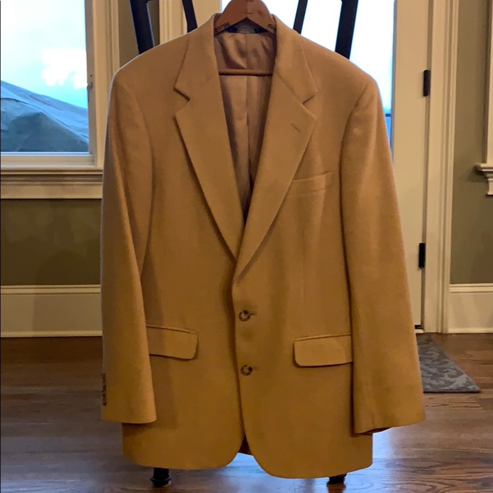 Men’s wool sport coat 40L in camel